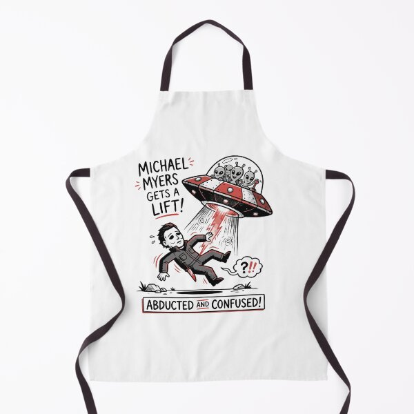 Item preview, Michael Myers Gets A Lift UFO Alien Parody designed and sold by Brexmore3.