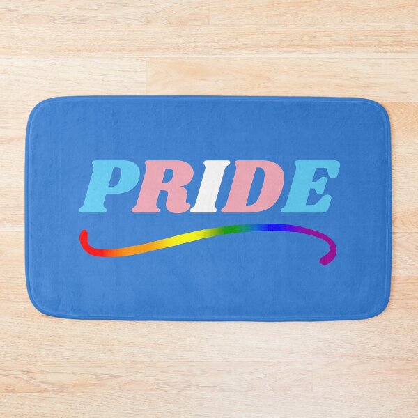 Item preview, Tran Pride - Transgender Flag Colors Typography designed and sold by Travelslightly.