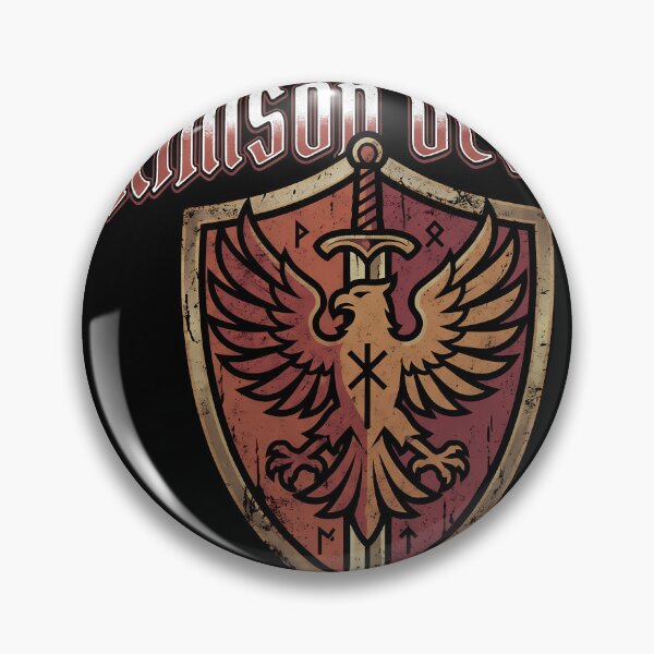 Item preview, Crimson Desert Crest Gaming Graphic Tee designed and sold by Senpaiwaves.