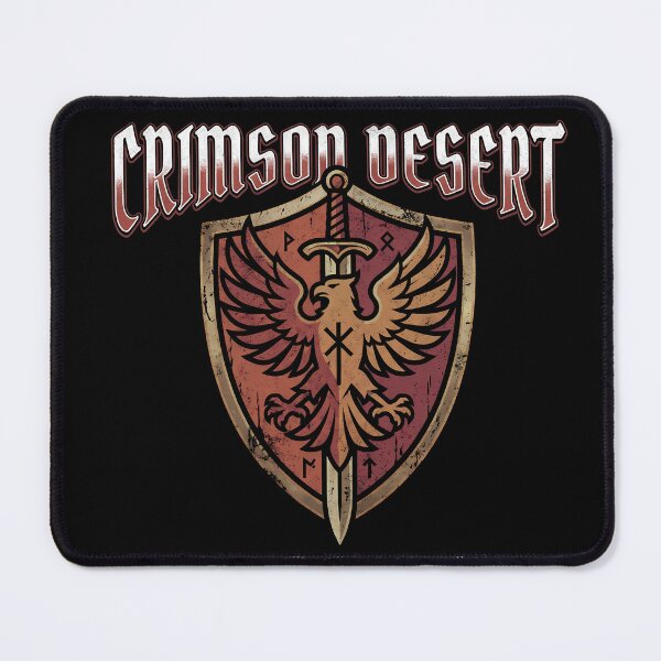 Item preview, Crimson Desert Crest Gaming Graphic Tee designed and sold by Senpaiwaves.