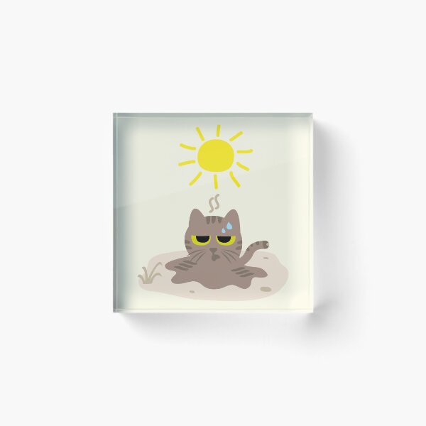 Item preview, Melting Cat in the Sun designed and sold by fishdesigns.