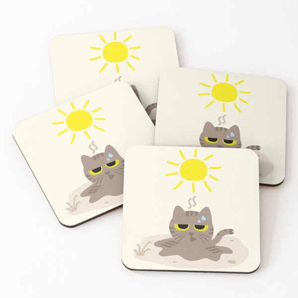 Item preview, Melting Cat in the Sun designed and sold by fishdesigns.