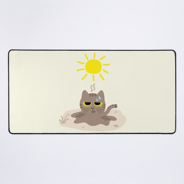 Item preview, Melting Cat in the Sun designed and sold by fishdesigns.
