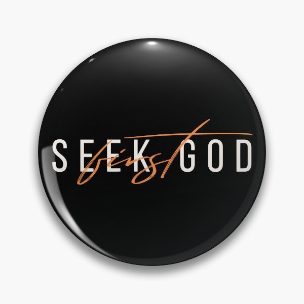 Item preview, Seek God First – Christian Encouragement Quote designed and sold by Verse & Vibes.