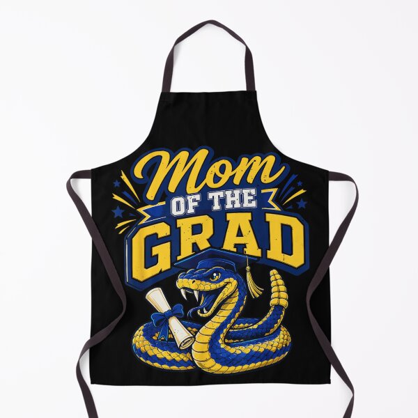 Item preview, Proud Mom Of The Grad Snake Mascot Graduation Day Family Celebration Gift designed and sold by LizzyKeiko.