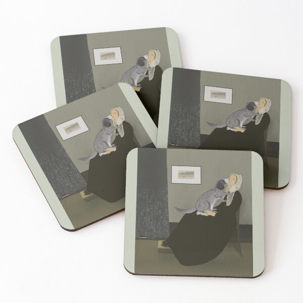 Item preview, Not ‘Whistler’s Mother’ by Whistler (dog) designed and sold by EmmaChristieArt.