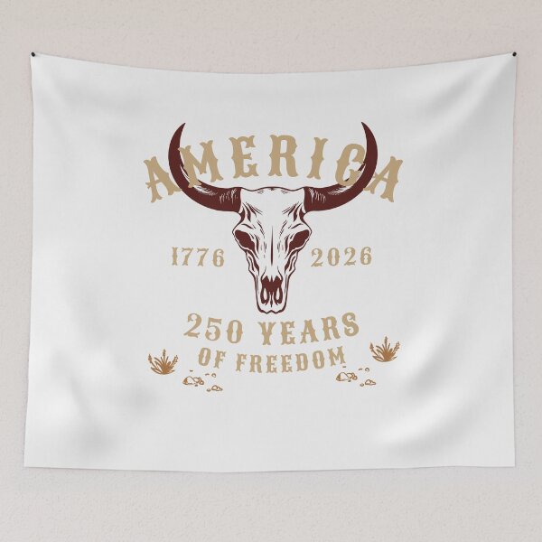 Item preview, Vintage Longhorn 250 Years America Western Cowboy Gift designed and sold by TeeArtWorld.