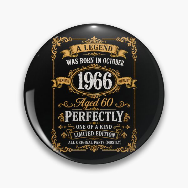 Item preview, A Legend Born in October 1966 60th Birthday Vintage Gift designed and sold by G350.