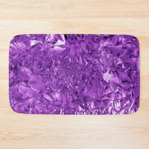 Item preview, Purple Liquid Metal Foil Crystal Abstract Photoshop Art designed and sold by MariaAbaza.