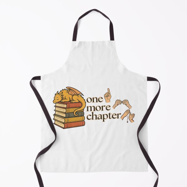 Item preview, One More Chapter Sign Language Book Lover Cute Dragon Reader Design designed and sold by LizzyKeiko.