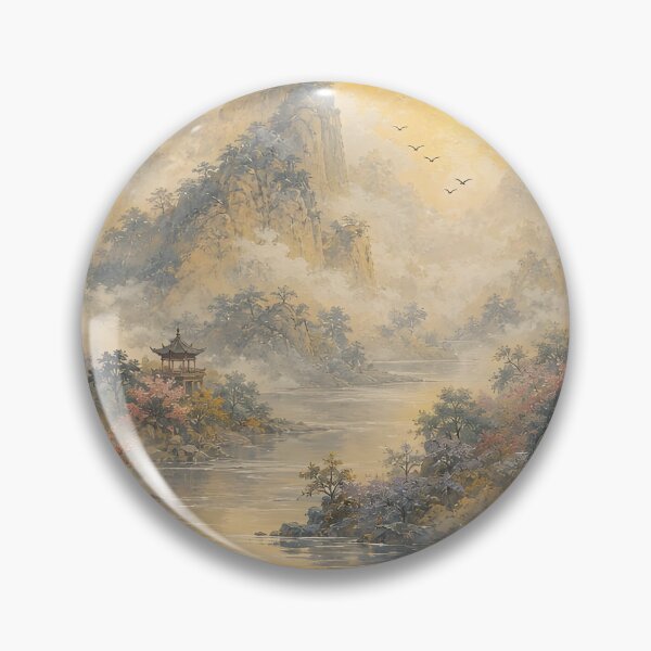 Item preview, Tranquil Mountain Landscape designed and sold by sigmaartstudio.