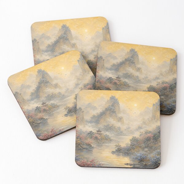 Item preview, Tranquil Mountain Landscape designed and sold by sigmaartstudio.
