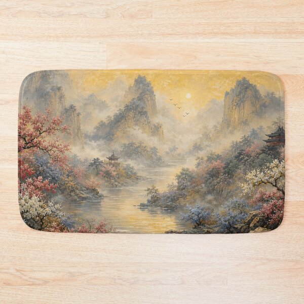 Item preview, Tranquil Mountain Landscape designed and sold by sigmaartstudio.