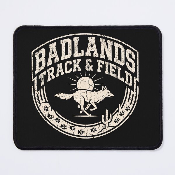 Item preview, Badlands Track & Field - Vintage Desert Running Club designed and sold by Neuro Muse Studio.