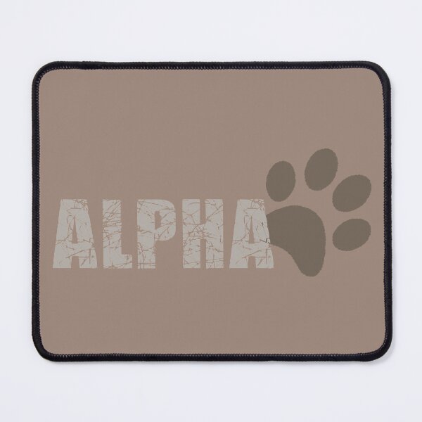 Item preview, Alpha Pup Dog Paw Print designed and sold by CreativeTwins.