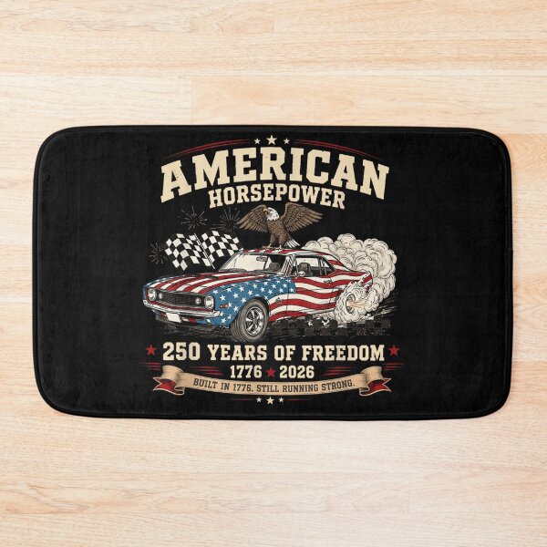 Item preview, American Horsepower Two Hundred Fifty Years Of Freedom United States Anniversary designed and sold by LizzyKeiko.