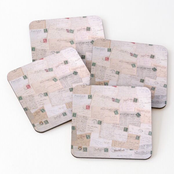 Item preview, Scattered Antique Posted Postcards designed and sold by collageDP.