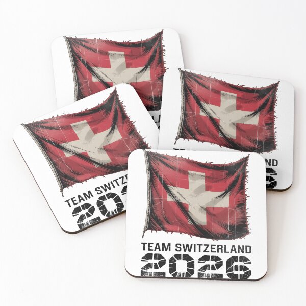 Item preview, Team Switzerland 2026 Fan Flag T-Shirt V1 designed and sold by DBWStudios.