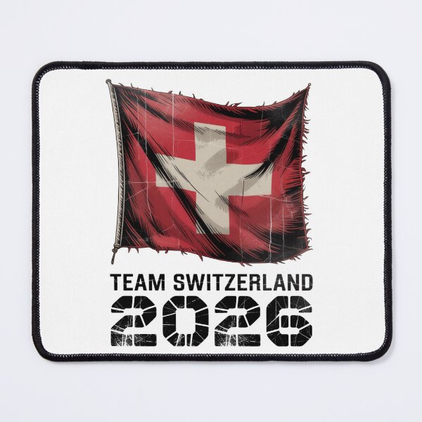 Item preview, Team Switzerland 2026 Fan Flag T-Shirt V1 designed and sold by DBWStudios.