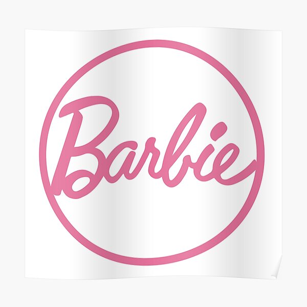 pink barbie logo