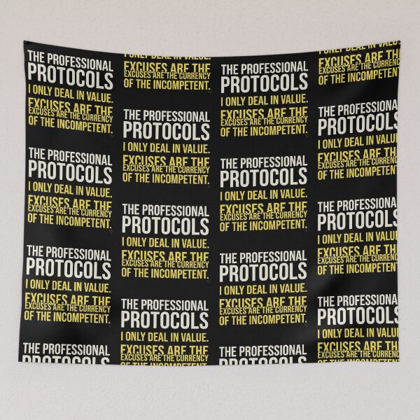 Item preview, Professional Protocols Value Corporate Sarcasm Shirt designed and sold by artlife4.