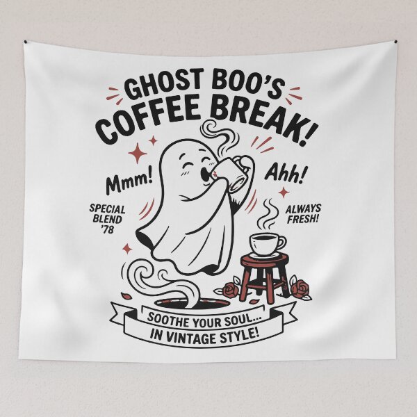 Item preview, Ghost Boo's Coffee Break designed and sold by Brexmore3.
