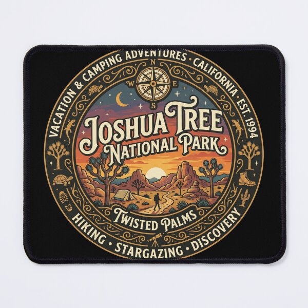 Item preview, Joshua Tree National Park, Twisted Palms. Version 2 designed and sold by Birdie and Flynn.