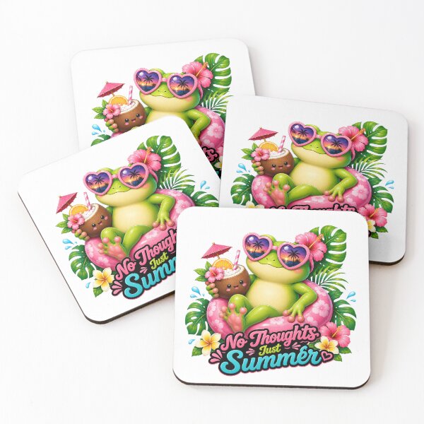 Item preview, Happy Summer Frog  designed and sold by AureliasDesignStudio.