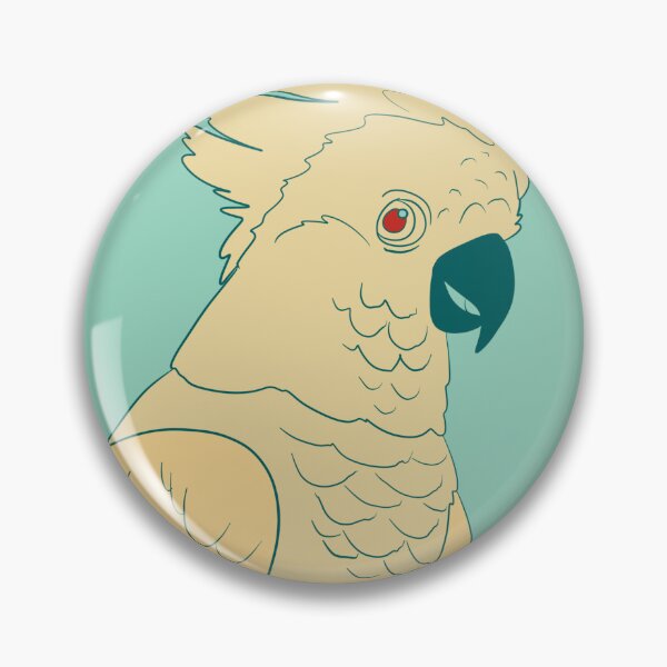 Item preview, Cockatoo Pattern 94 – Vintage nature Design  designed and sold by StefanStudioArt.