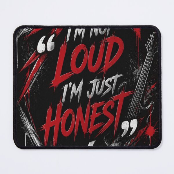 Item preview, I'm Not Loud, I'm Just Honest – Bold Typography PNG Design designed and sold by KUHATLIKHA.