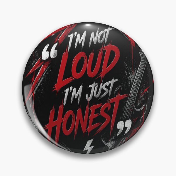 Item preview, I'm Not Loud, I'm Just Honest – Bold Typography PNG Design designed and sold by KUHATLIKHA.