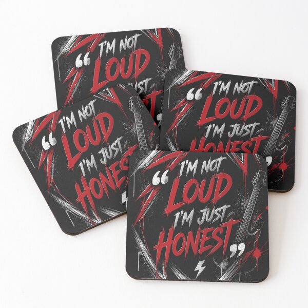 Item preview, I'm Not Loud, I'm Just Honest – Bold Typography PNG Design designed and sold by KUHATLIKHA.