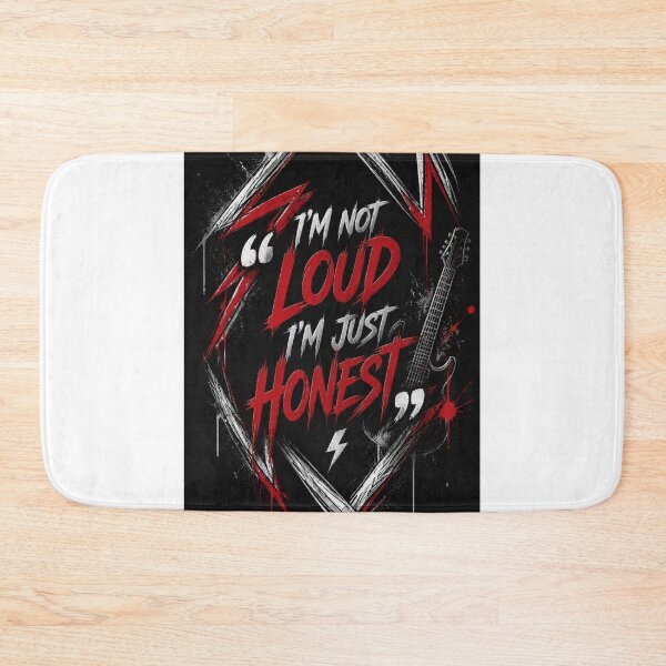 Item preview, I'm Not Loud, I'm Just Honest – Bold Typography PNG Design designed and sold by KUHATLIKHA.