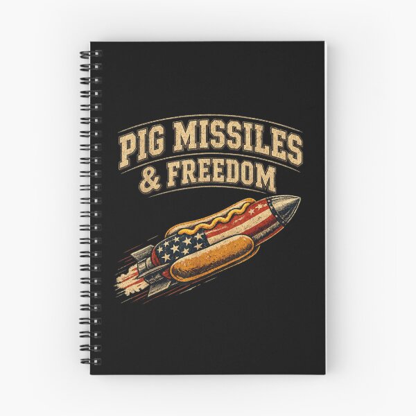 Item preview, Pig Missiles And Freedom Patriotic Hot Dog Rocket Fourth Of July designed and sold by MassonCalepon.