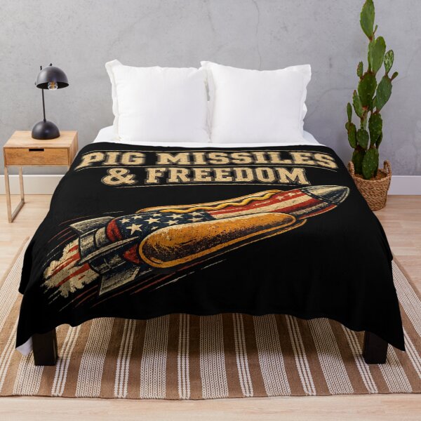 Item preview, Pig Missiles And Freedom Patriotic Hot Dog Rocket Fourth Of July designed and sold by MassonCalepon.