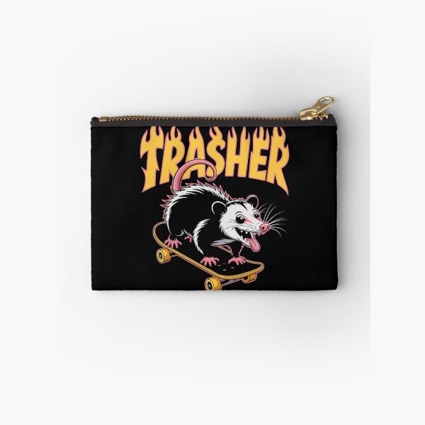 Item preview, Funny Trasher Opossum Skateboarding designed and sold by legendaryskins.
