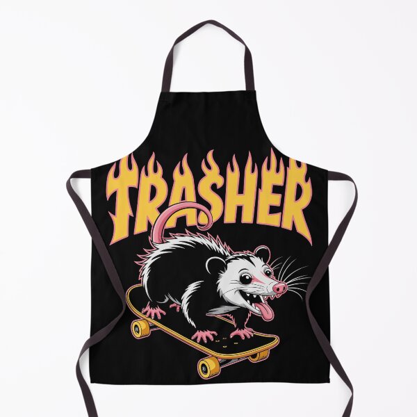 Item preview, Funny Trasher Opossum Skateboarding designed and sold by legendaryskins.