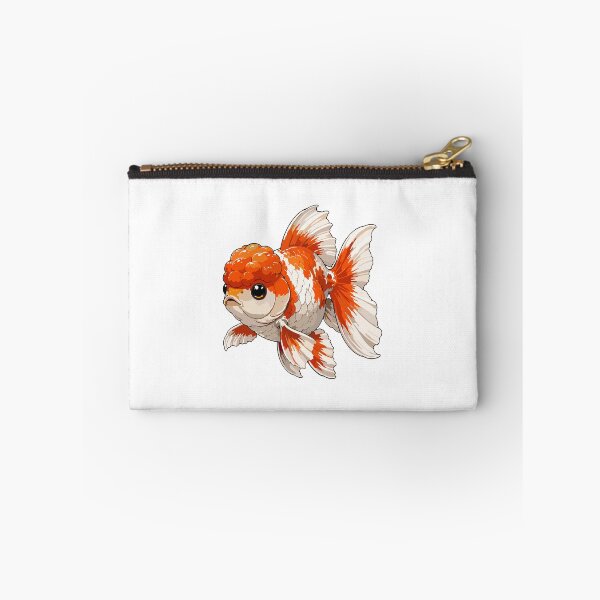 Aperçu de l'œuvre Illustration vectorielle de poisson rouge Oranda mignon créée et vendue par Krincydigitalart.