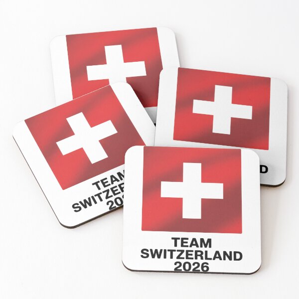 Item preview, Team Switzerland 2026 Fan Flag T-Shirt V2 designed and sold by DBWStudios.