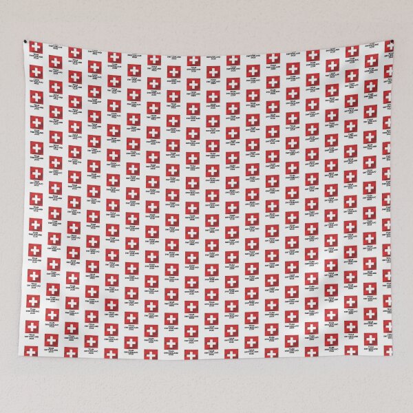 Item preview, Team Switzerland 2026 Fan Flag T-Shirt V2 designed and sold by DBWStudios.