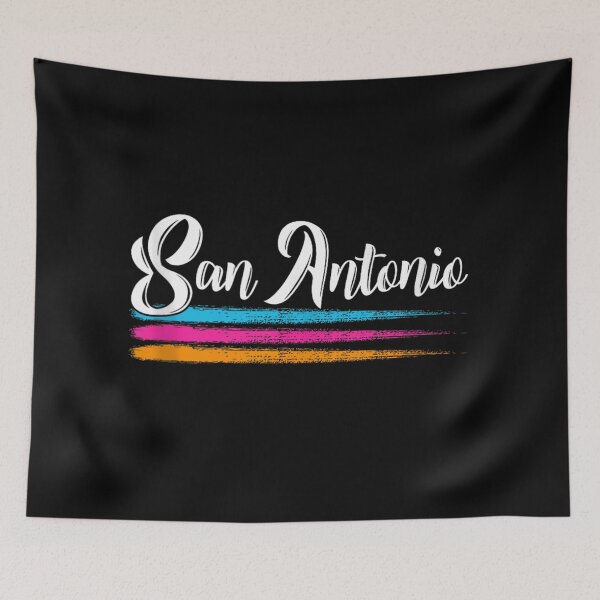 Item preview, San Antonio Vintage Retro Text Colorful Brush Stroke Texas Travel Souvenir designed and sold by MassonCalepon.