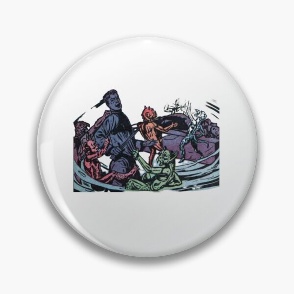 Item preview, Dragged to the Underworld Vintage Pre-Code Horror Comic Graphic designed and sold by ChiaraBoutiqueArte.