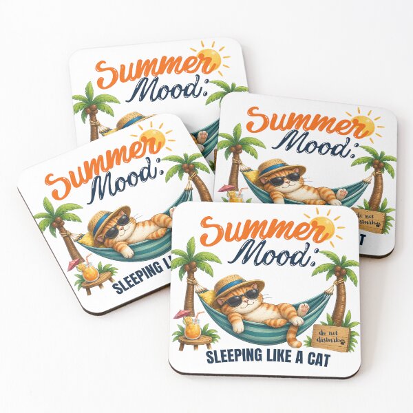 Item preview, Summer Mood Sleeping Like A Cat – Funny Summer Cat Shirt – Cat Lover Beach Tee – Do Not Disturb Cat Gift – Lazy Summer Shirt designed and sold by @SHINTOSARTSTORE.