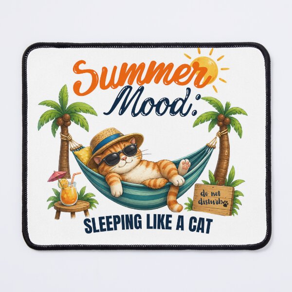 Item preview, Summer Mood Sleeping Like A Cat – Funny Summer Cat Shirt – Cat Lover Beach Tee – Do Not Disturb Cat Gift – Lazy Summer Shirt designed and sold by @SHINTOSARTSTORE.