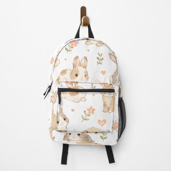 Item preview, Cute Bunny Pattern – Kawaii Rabbit Seamless Design designed and sold by Seculinator.
