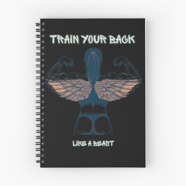 Item preview, Train Your Back Like a Beast – Anatomical Absurd Gym Monster Design designed and sold by Sparkofart07.