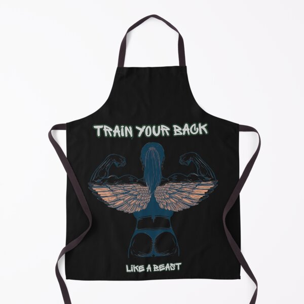 Item preview, Train Your Back Like a Beast – Anatomical Absurd Gym Monster Design designed and sold by Sparkofart07.