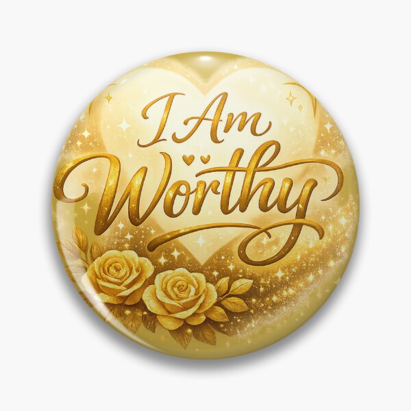 Item preview, I Am Worthy Self Love Affirmation designed and sold by hutofdesigns.