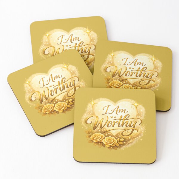 Item preview, I Am Worthy Self Love Affirmation designed and sold by hutofdesigns.