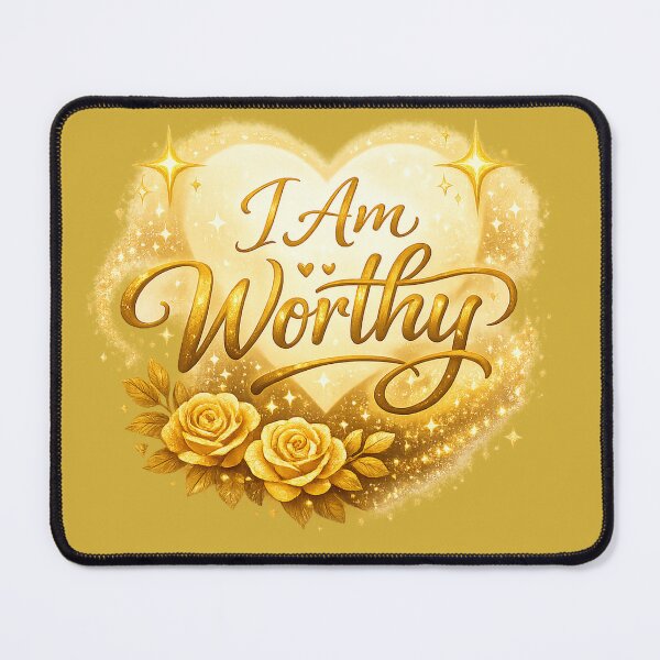 Item preview, I Am Worthy Self Love Affirmation designed and sold by hutofdesigns.